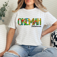 Okemah Oklahoma Radar Map Comfort Colors T-Shirt