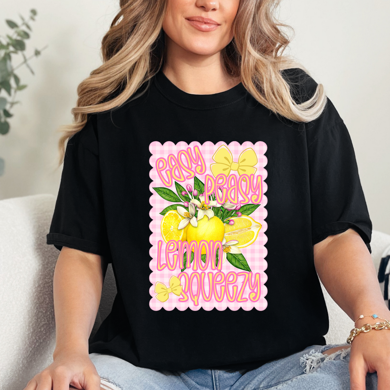 Easy Peasy Lemon Squeezy Comfort Colors Tee