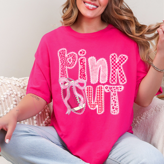 All the Patterns Pink Out Shirt