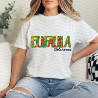 Eufaula Oklahoma Radar Map Comfort Colors T-Shirt