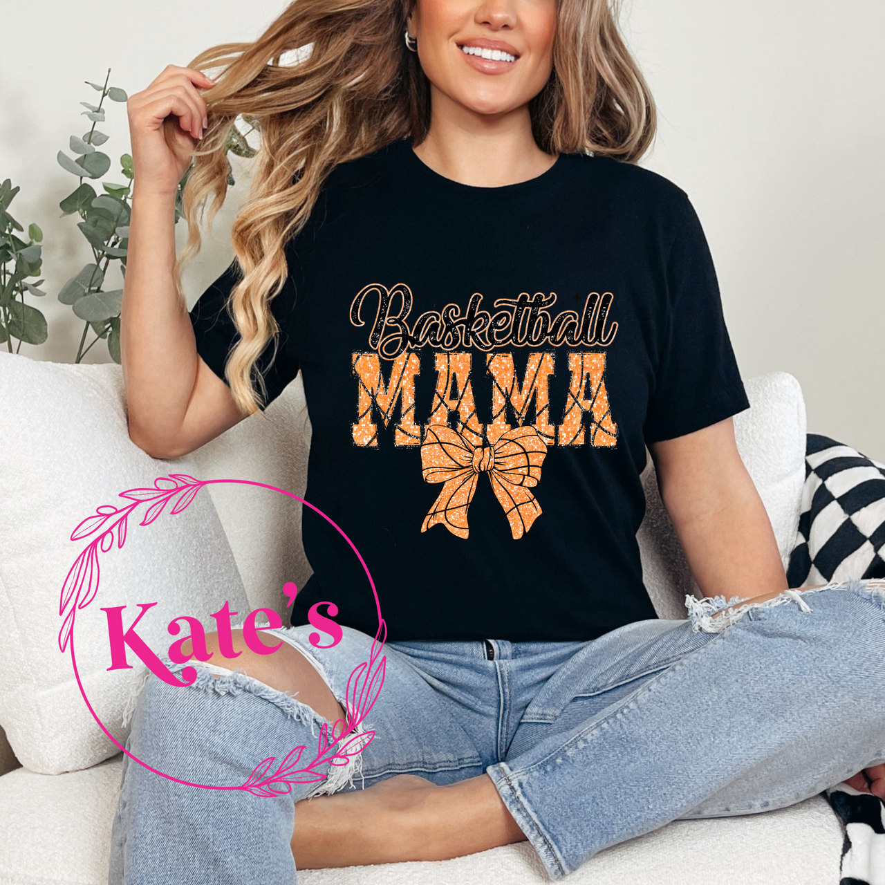Basketball Mama Bow Shirt