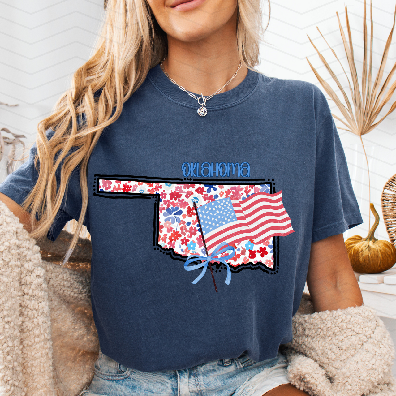 Oklahoma Flag 4th Direct-To-Film Transfer