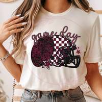 Maroon Game Day Football & Helmet Shirt
