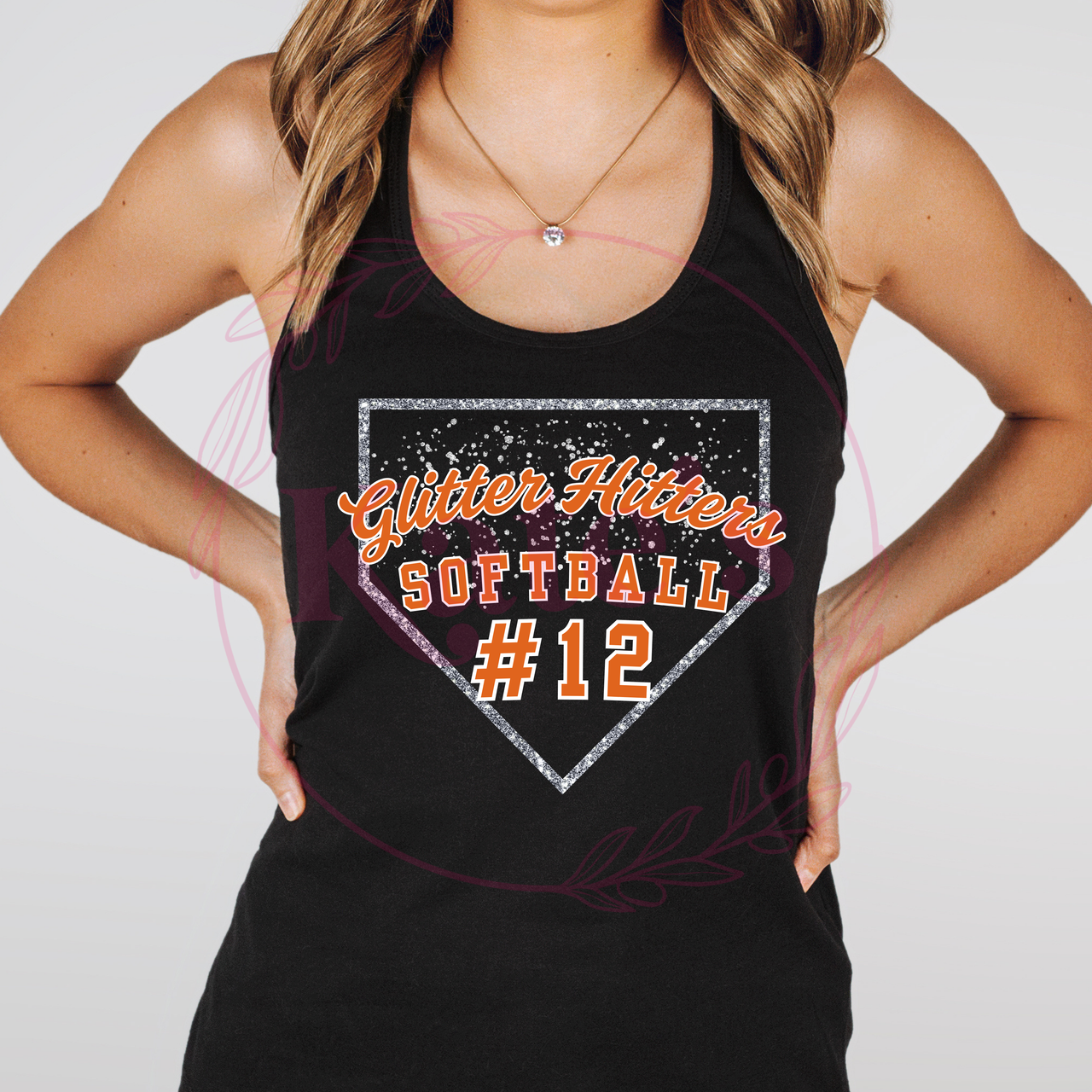Glitter Hitters Diamond Tank Top