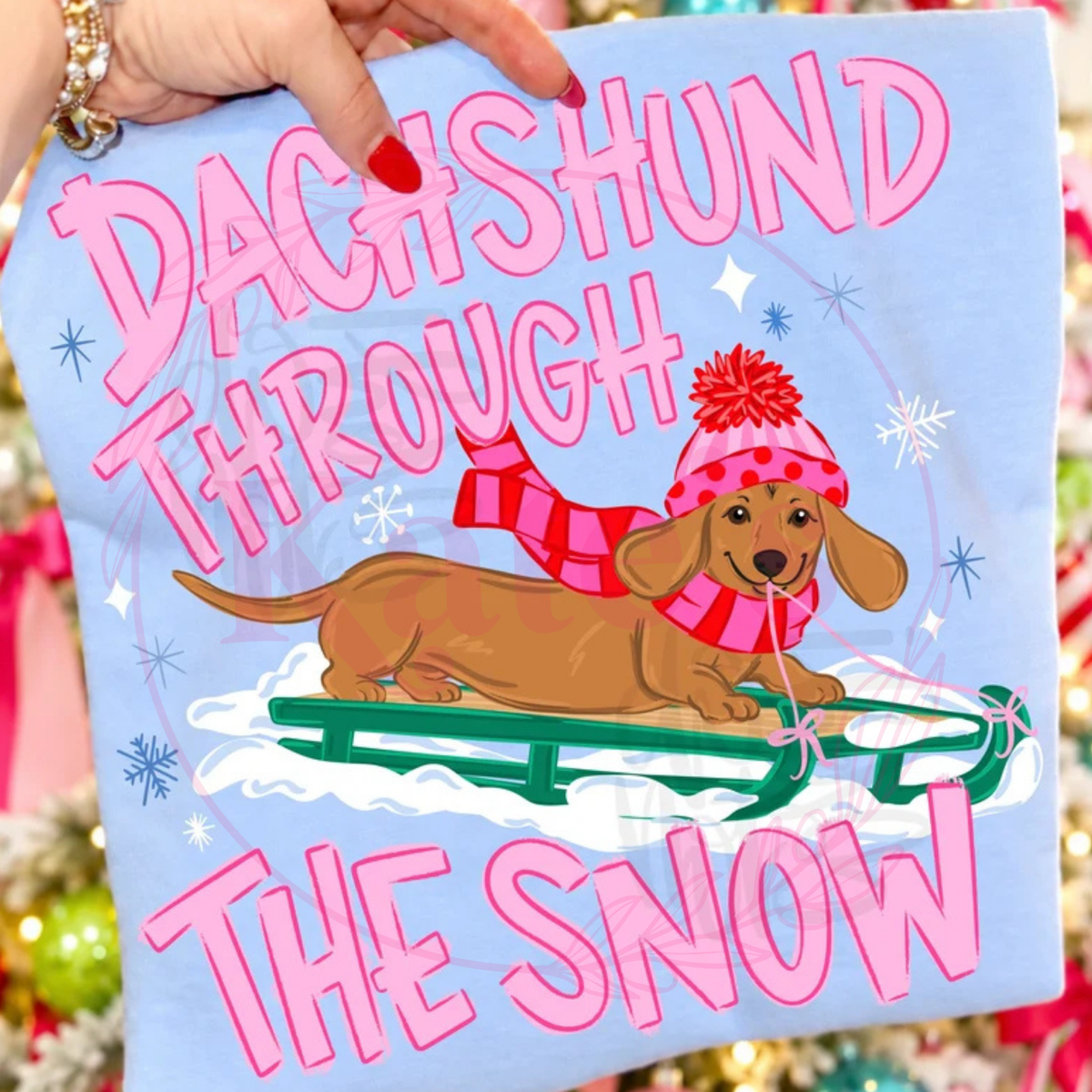Dachshund Through The Snow Shirt