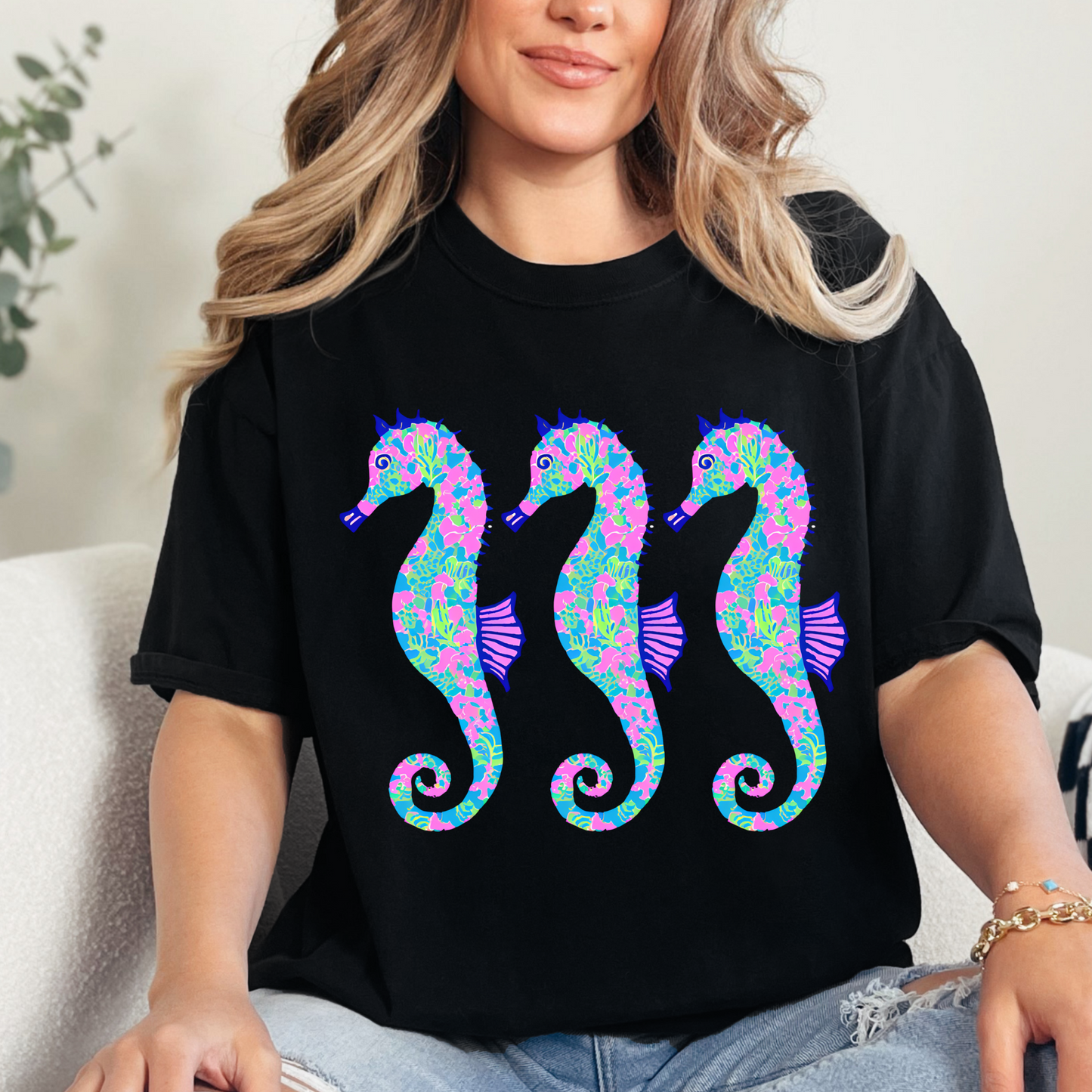 Seahorse Comfort Colors Tee