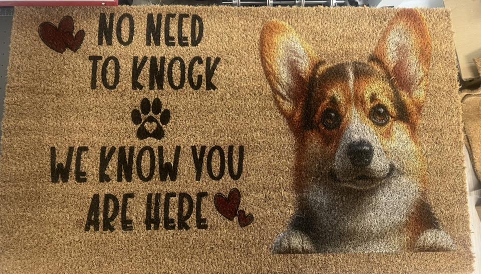 No Need To Knock, We Know You Are Here Door Mat