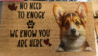 No Need To Knock, We Know You Are Here Door Mat