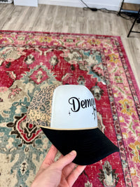 Coquette Demons Cheetah Trucker Hat
