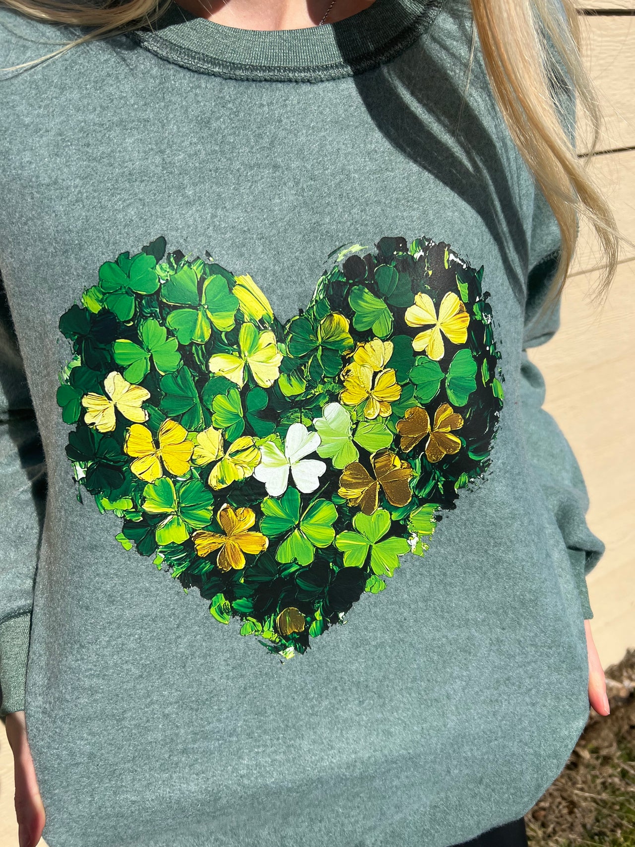 Shamrock Hearts Sweatshirt