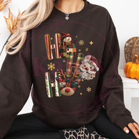 Patch work Ho Ho HO Christmas Shirt