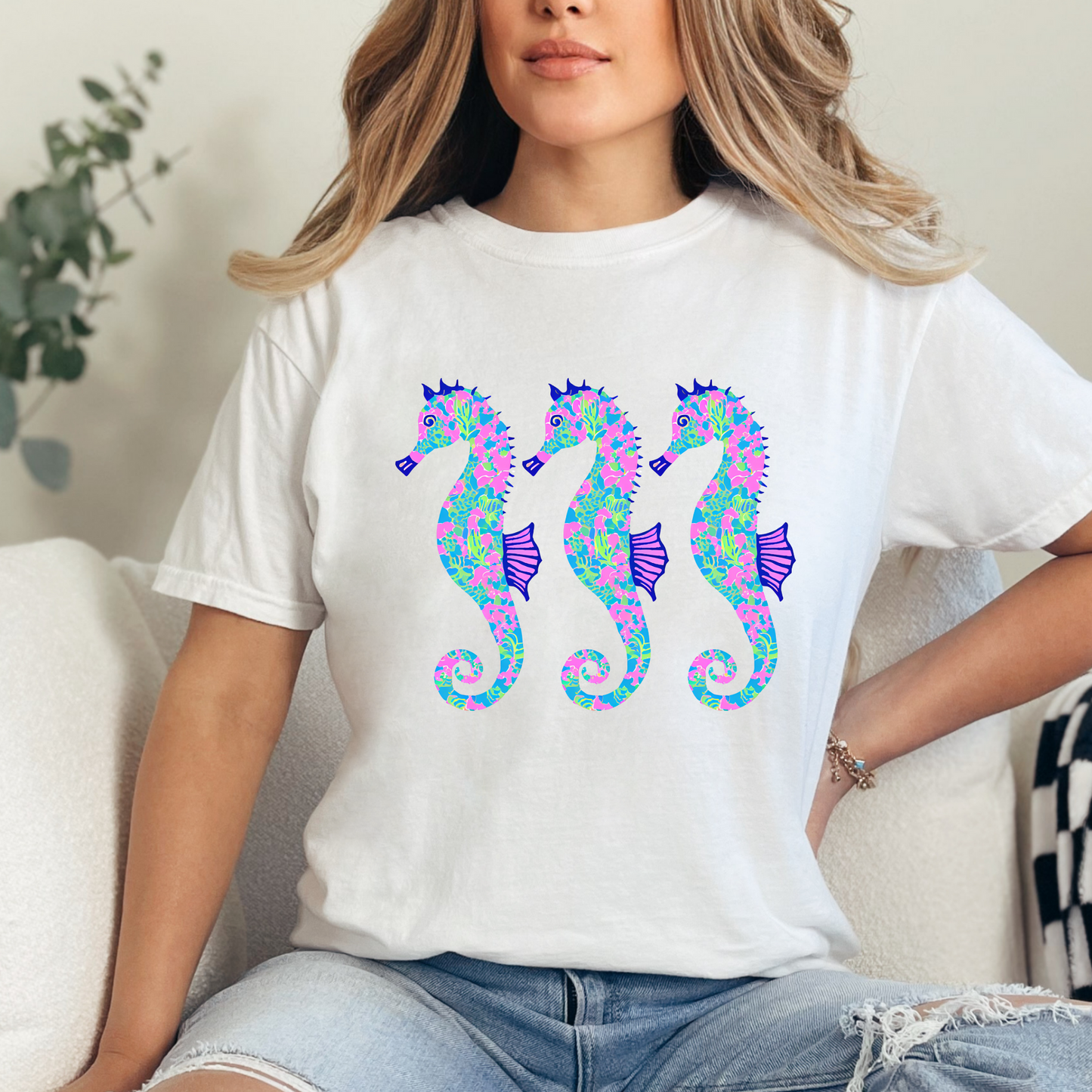Seahorse Comfort Colors Tee