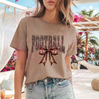 Faux Sequin Football T-Shirt