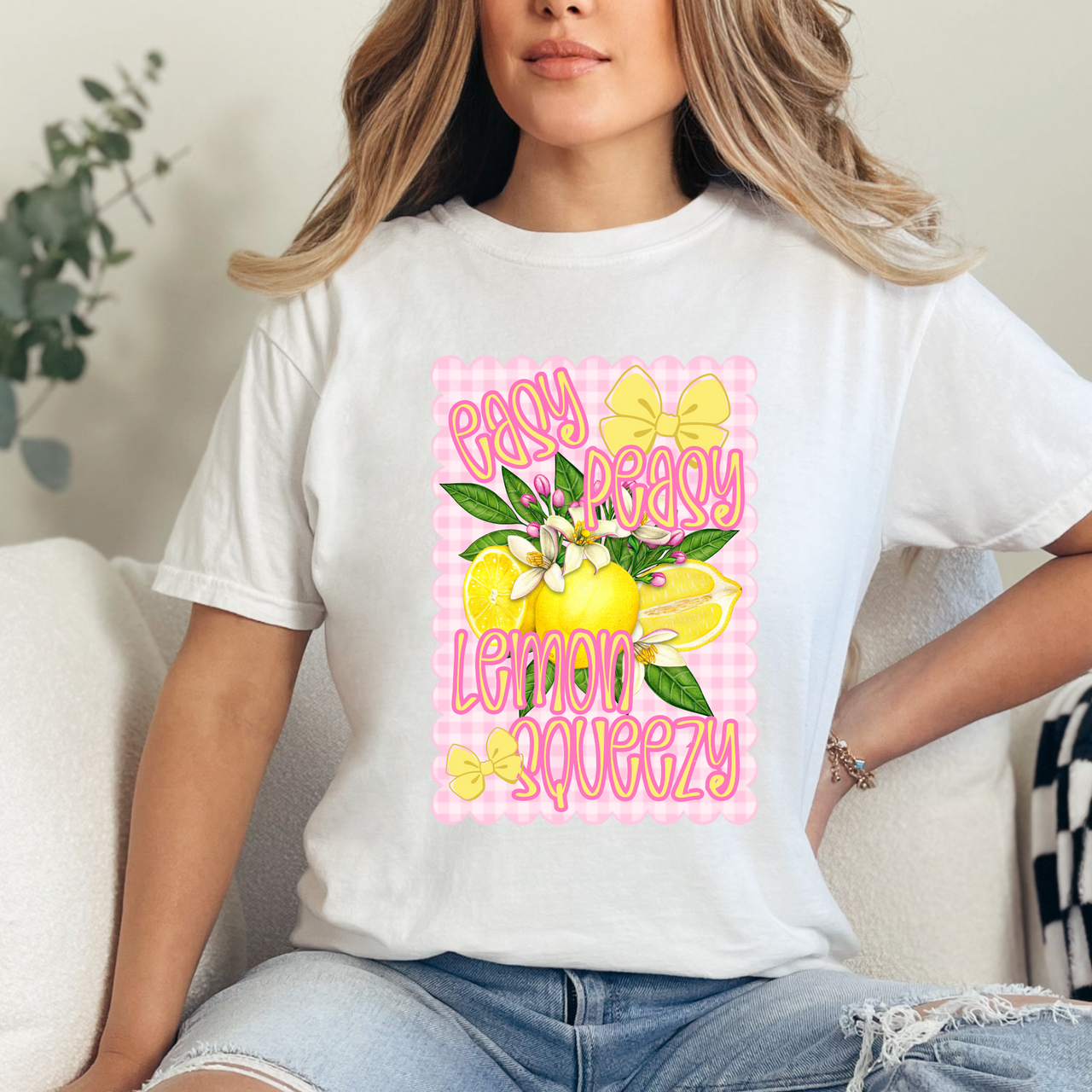 Easy Peasy Lemon Squeezy Comfort Colors Tee