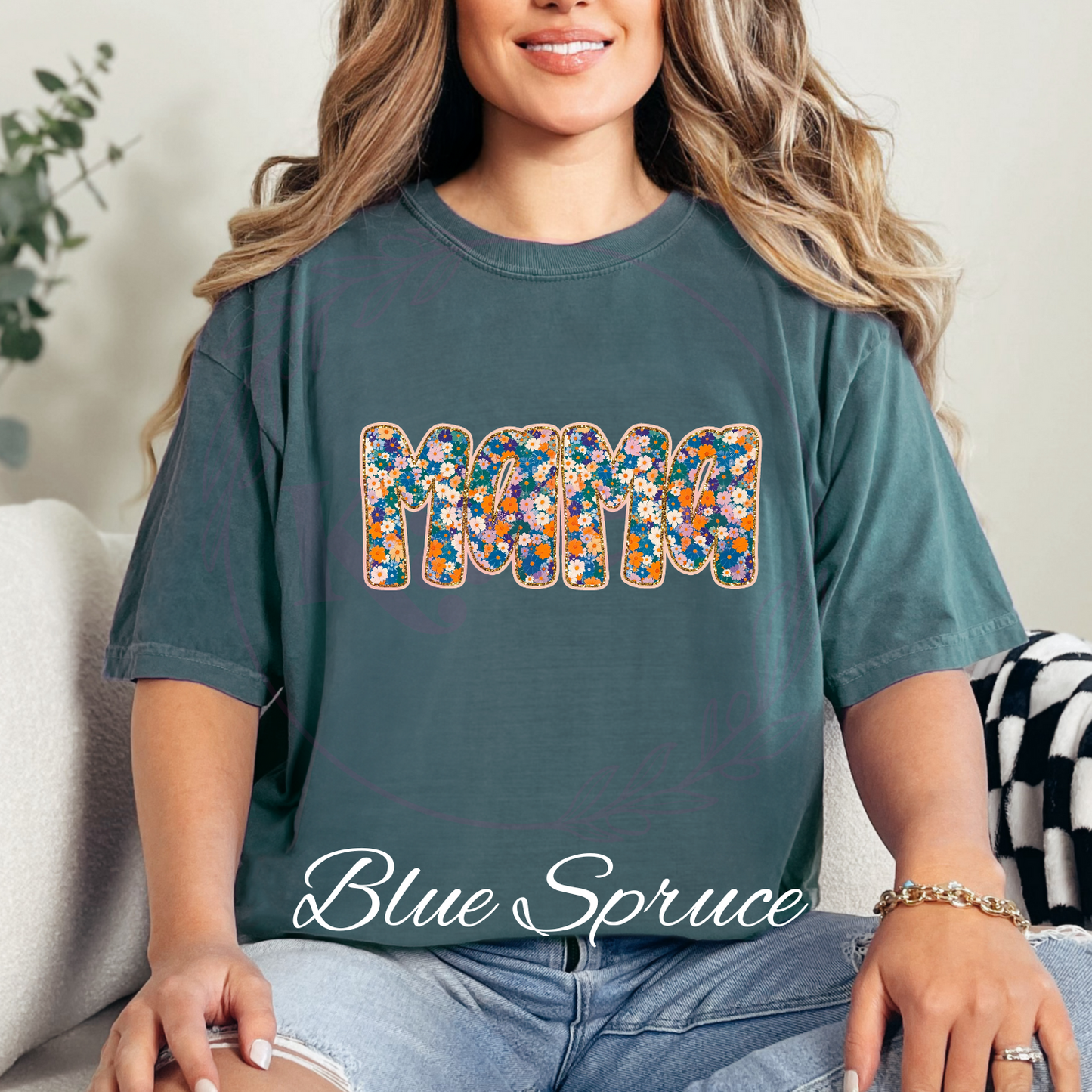 Floral Mama 2 Comfort Colors T-Shirt