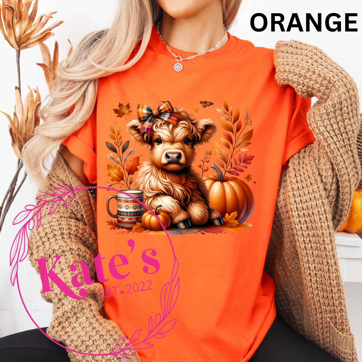 Fall Highland Cow Shirt