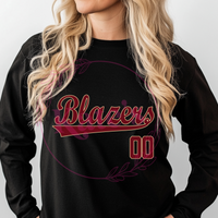 Blazers Baseball Swoosh Shirts
