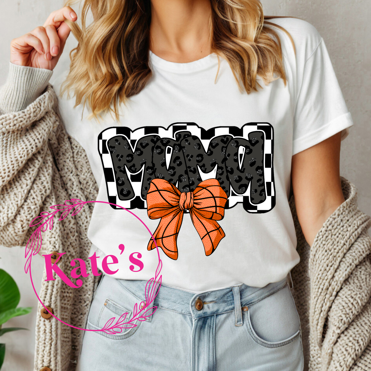 Leopard Basketball Mama Shirt