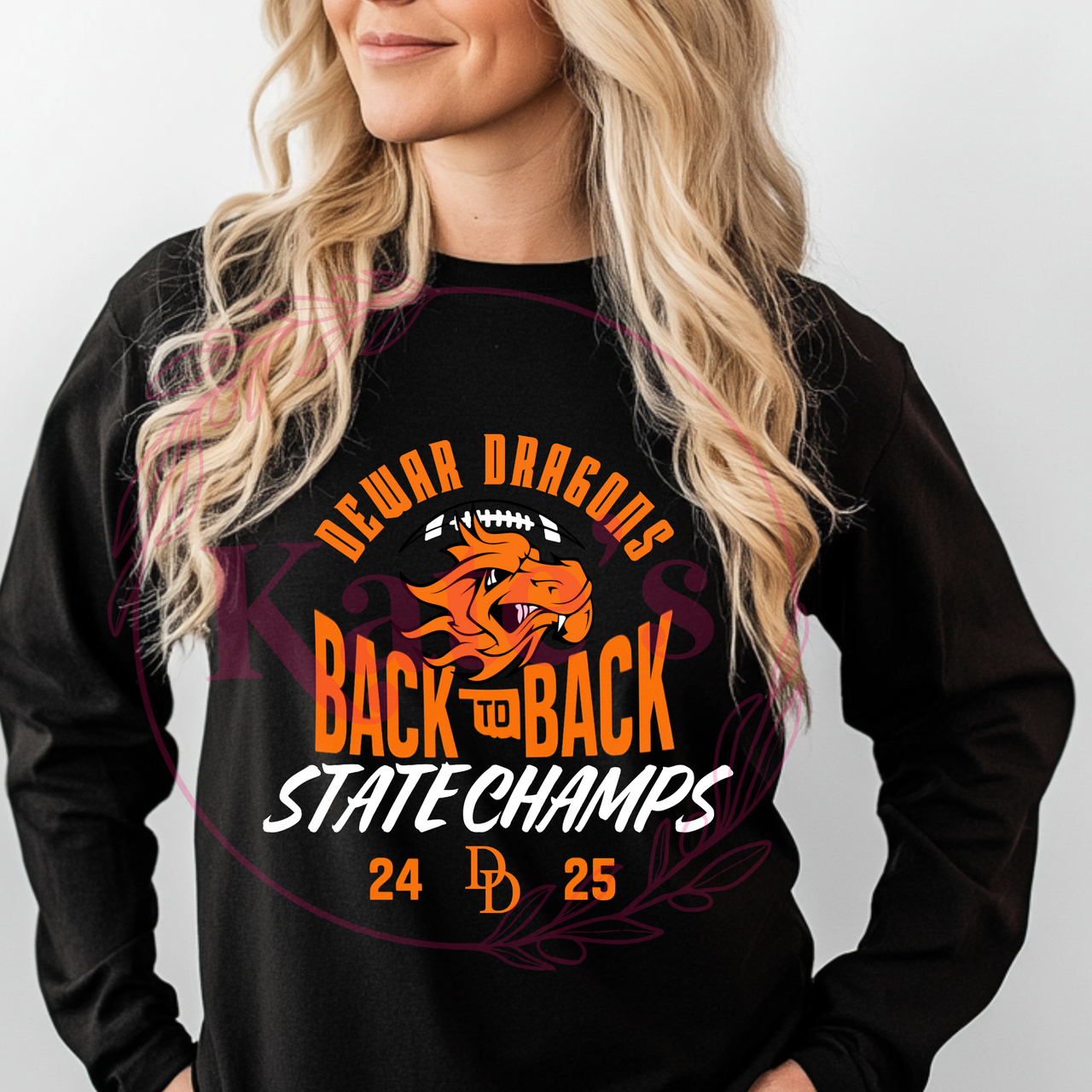 Dewar Dragons B2B State Champs 2025 Long Sleeve