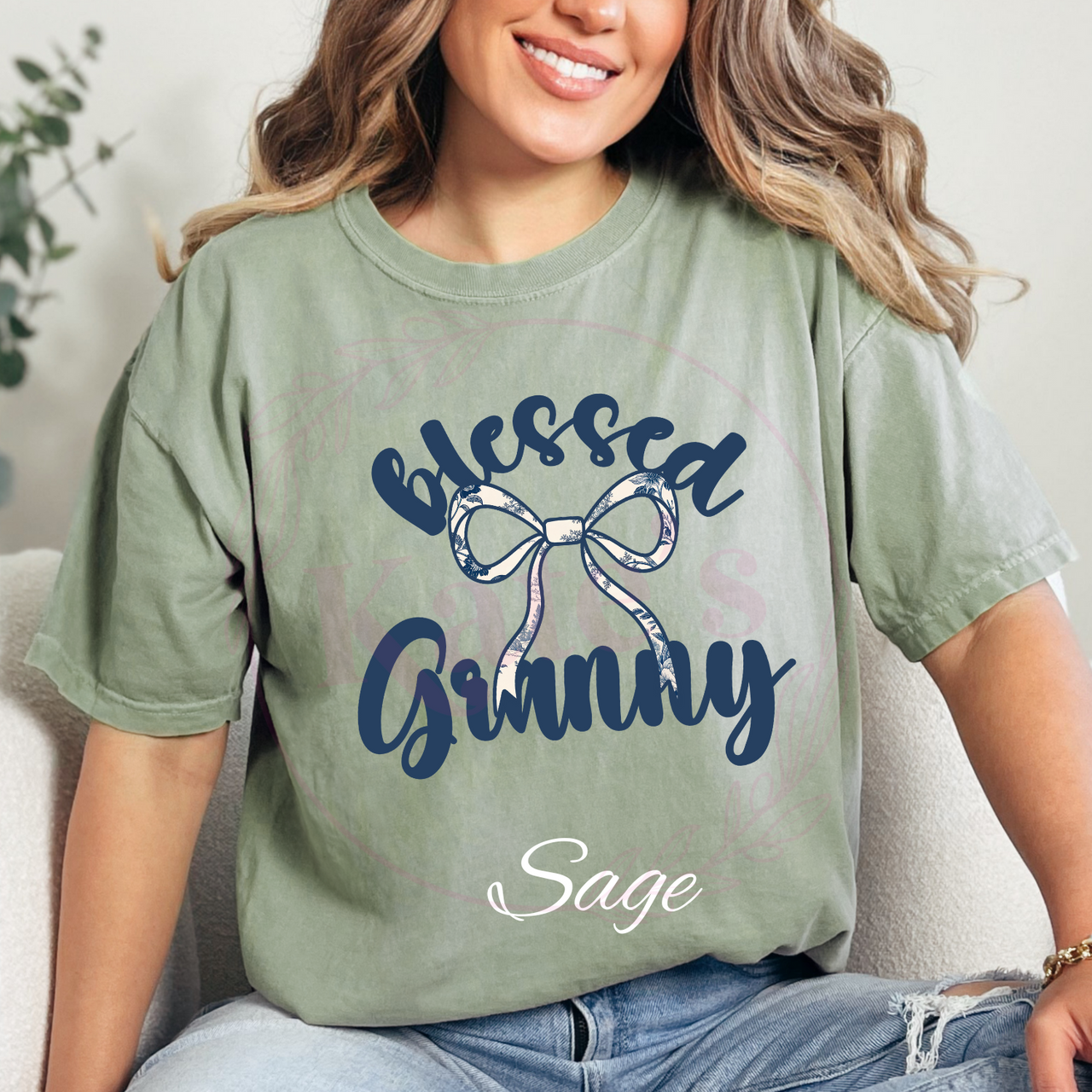 Blessed Granny Comfort Colors T-Shirt