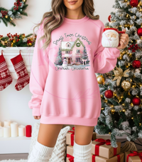 Pink Small Town Christmas Shirt