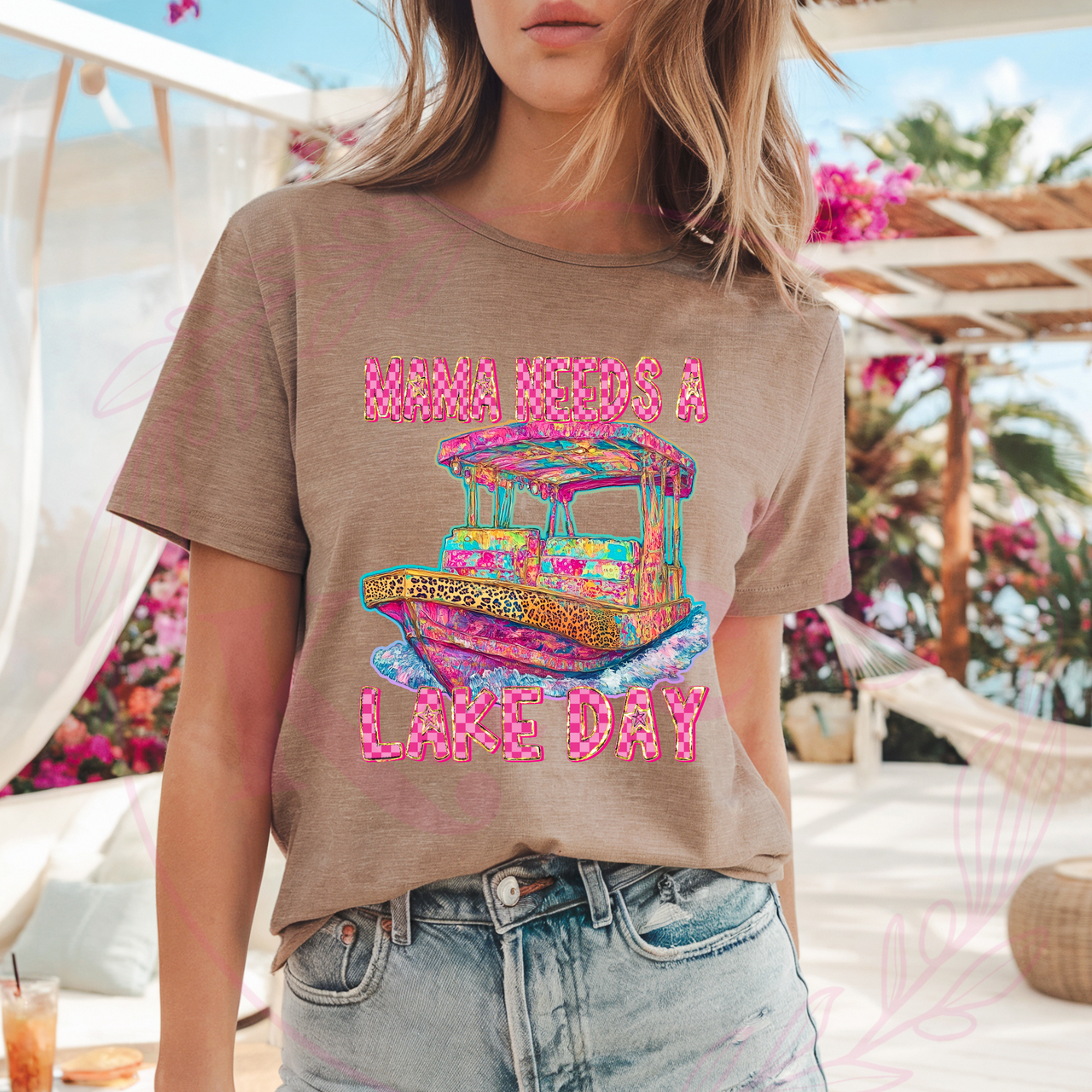 Mama Needs A Lake Day T-Shirt
