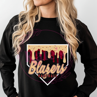 Blazers Baseball Drip Shirts