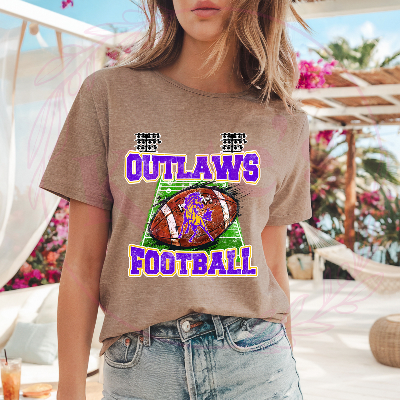 Outlaws Football T-Shirt