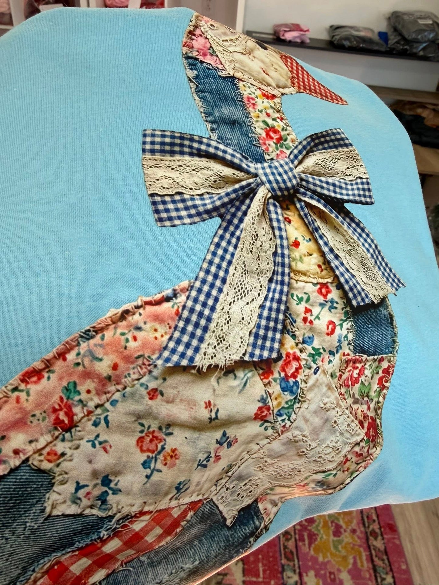Patchwork Goose Shirt