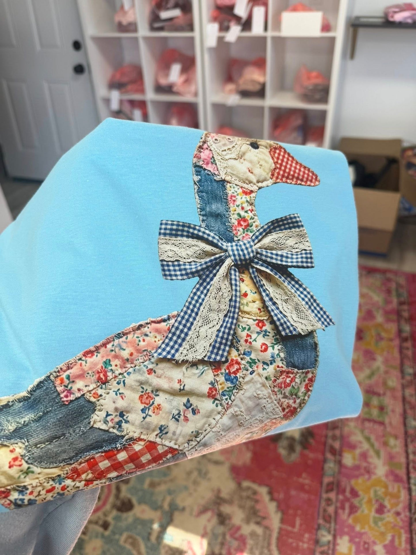 Patchwork Goose Shirt