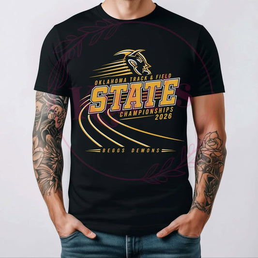 Beggs Track and Field State Championships T-Shirts