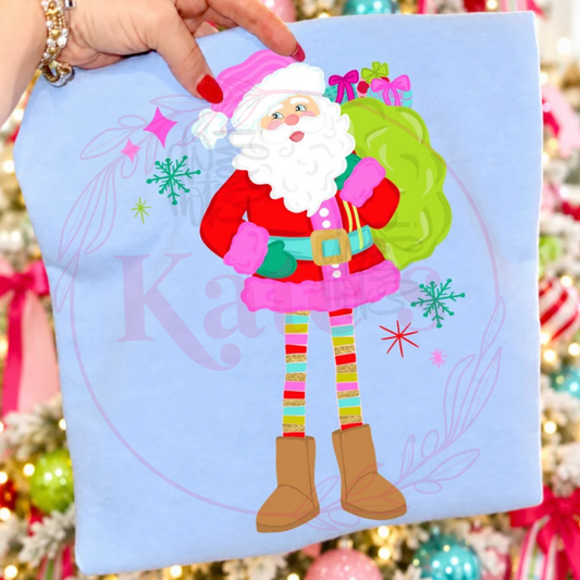 Long Legged Santa Shirt