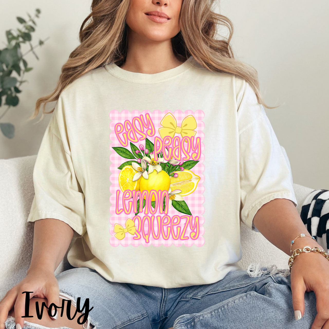 Easy Peasy Lemon Squeezy Comfort Colors Tee