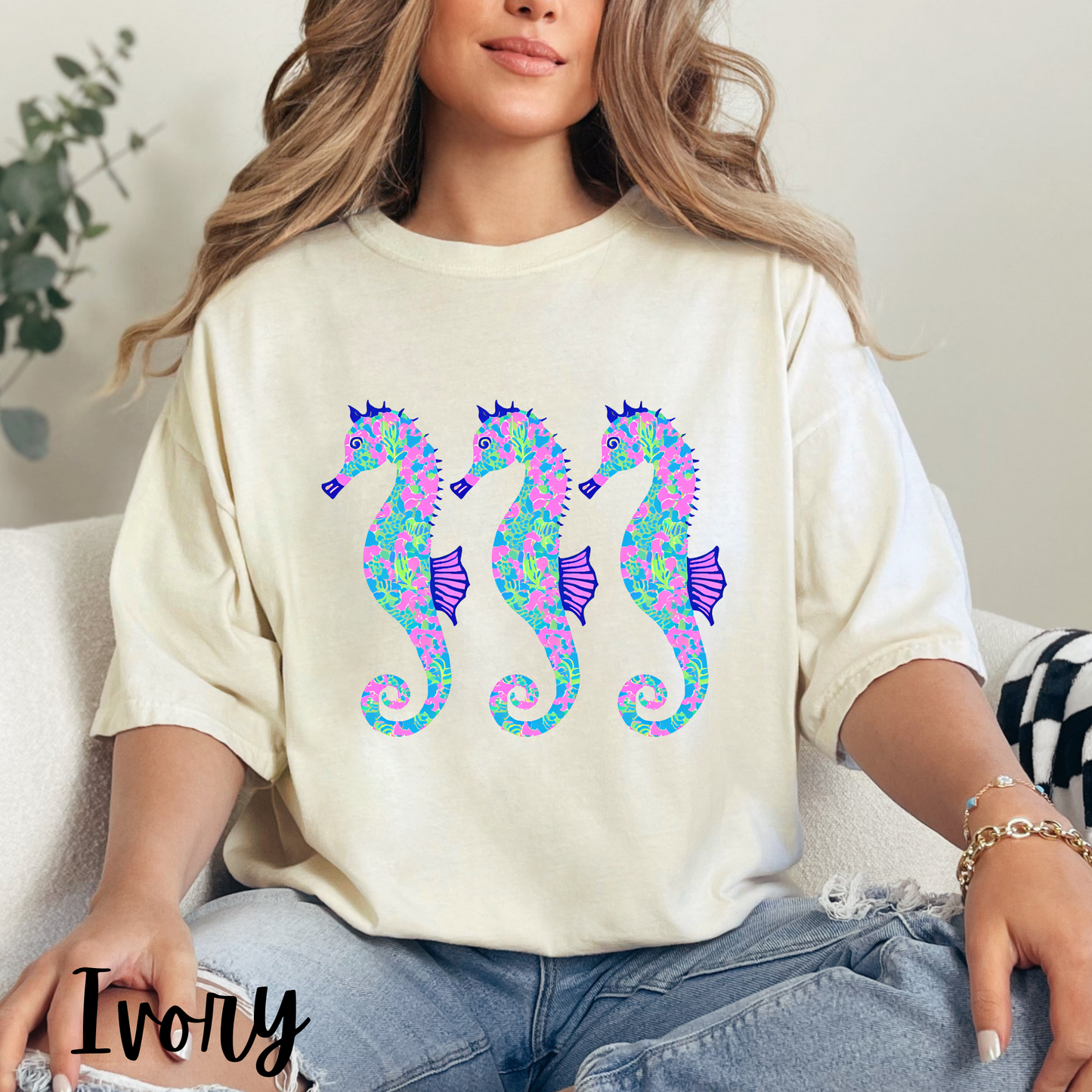 Seahorse Comfort Colors Tee