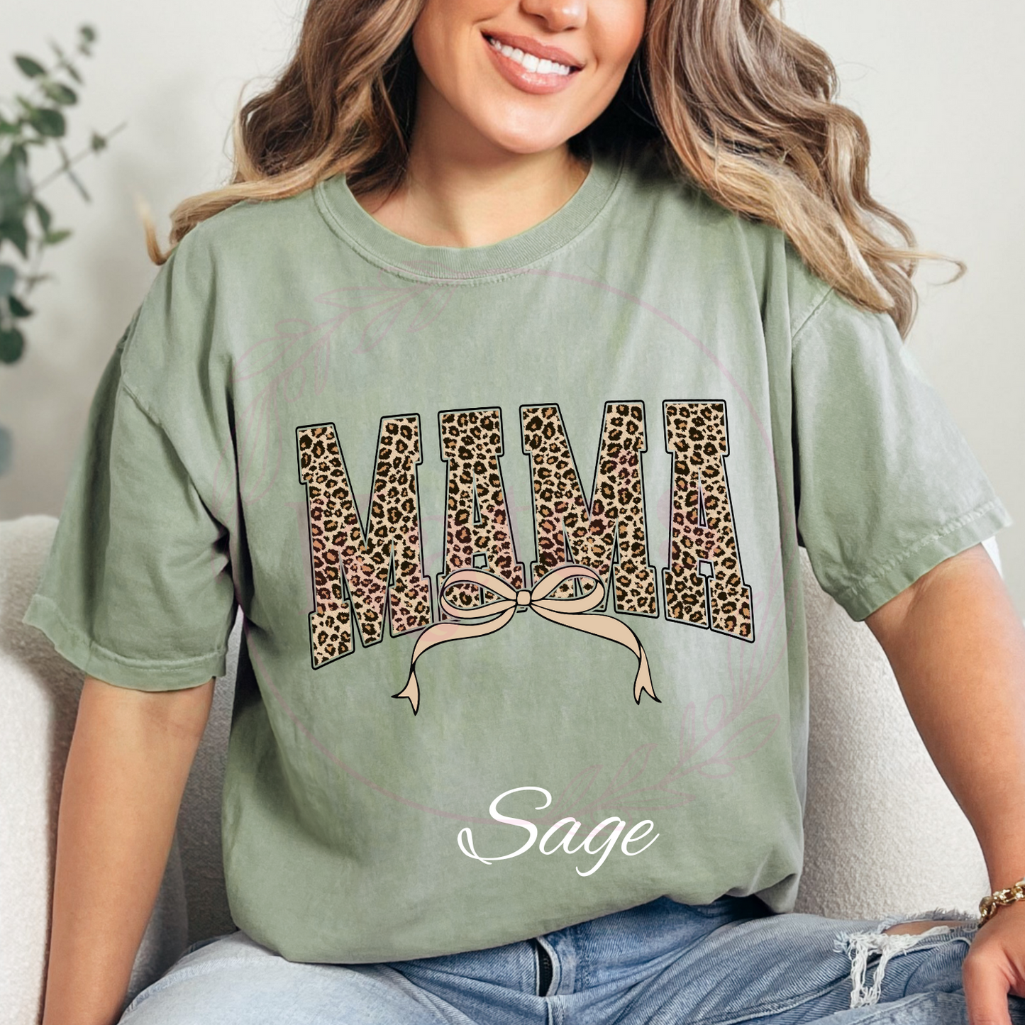 Cheetah Mama Comfort Colors T-Shirt