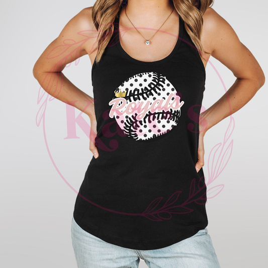 Royals Polka Dots Tank Top