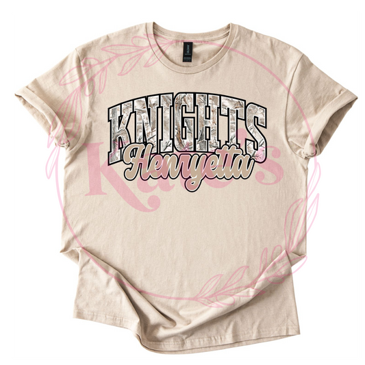 Custom Camo Mascot Shirt