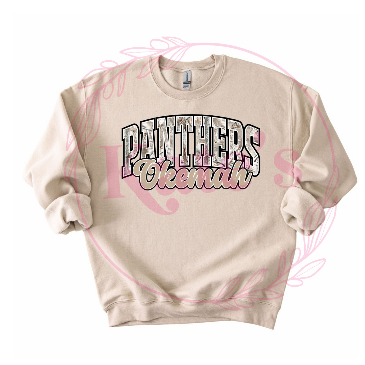 Custom Camo Mascot Shirt