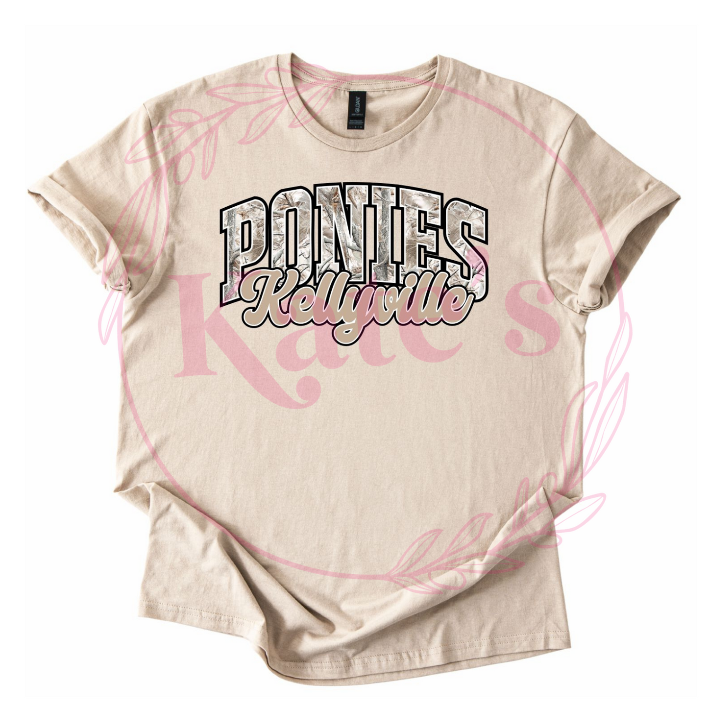Custom Camo Mascot Shirt