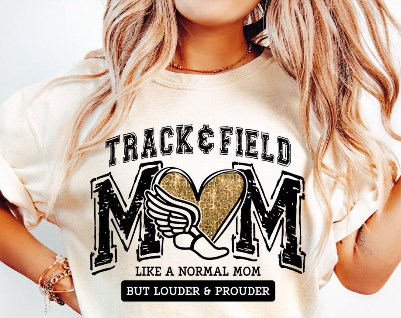 Track & Field Mom (Like A Normal Mom) T-Shirt