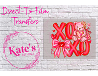 XOXO Coquette - 9 Color Direct-To-Film Transfer