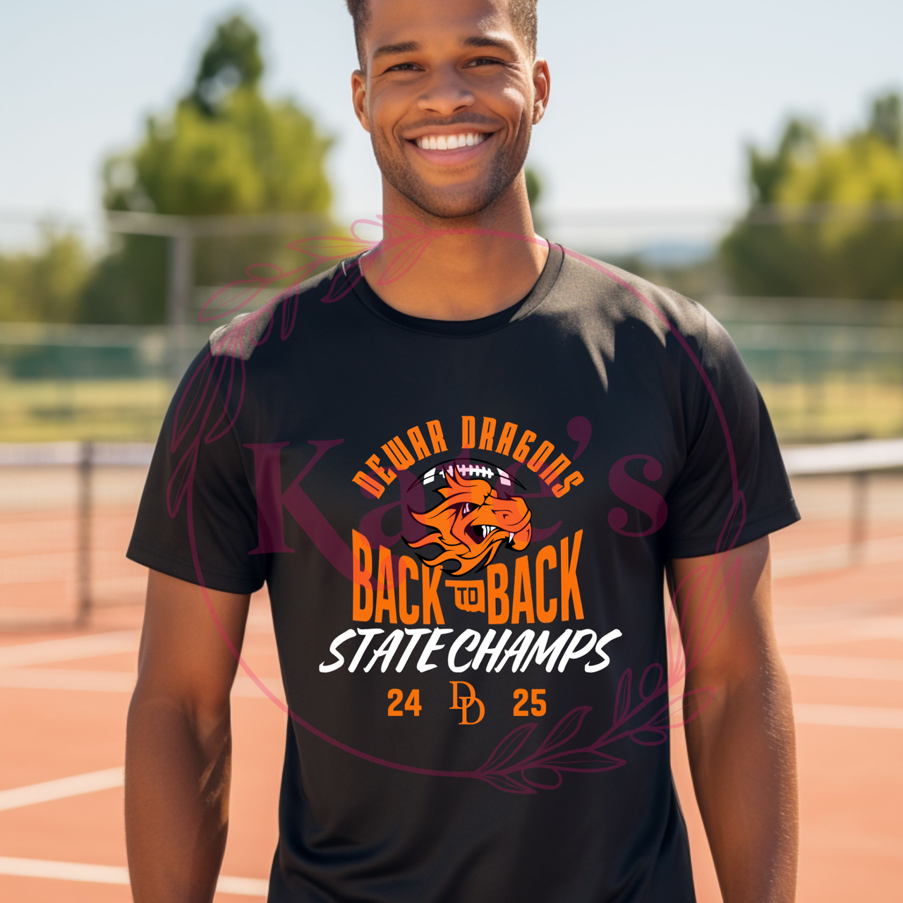 Dewar Dragons B2B State Champs 2025 Drifit T-Shirts
