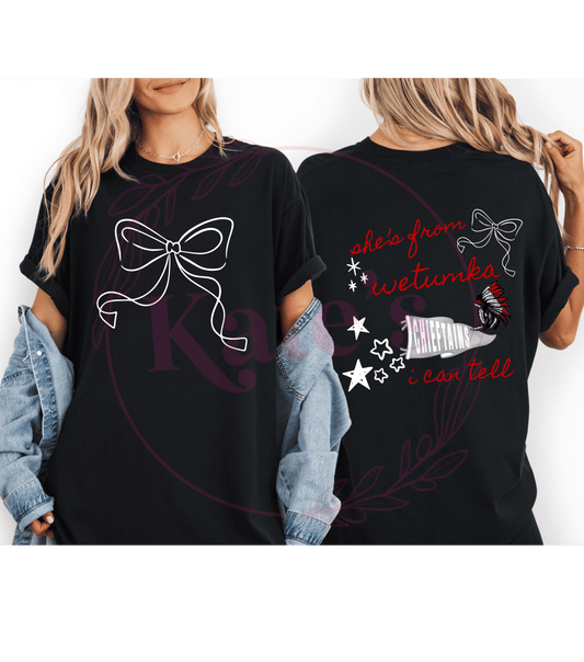 She's From Custom Town Spirit Adult T-Shirts