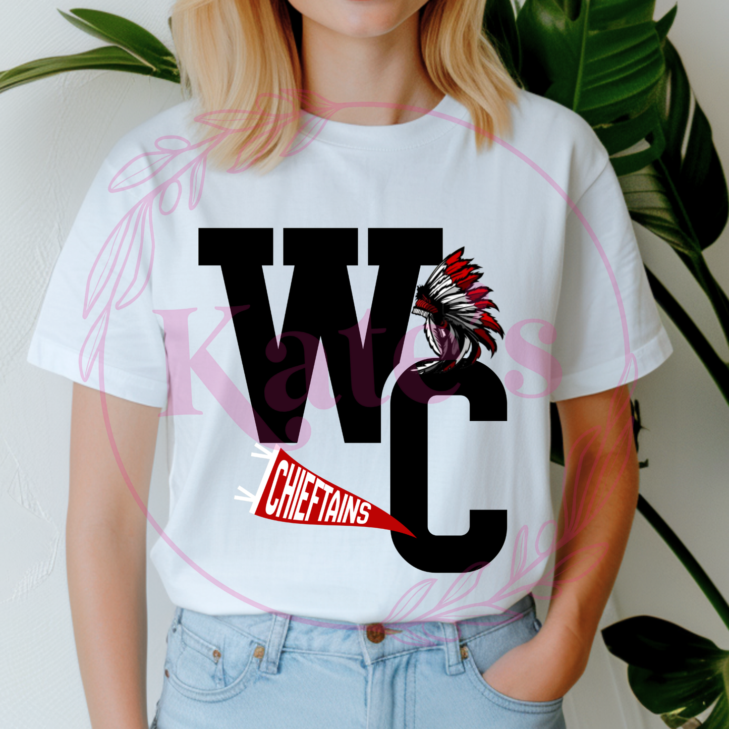 Football Varsity Custom Mascot Adult T-Shirts