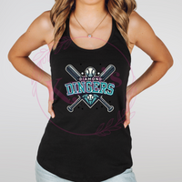 Diamond Dingers Baseball Tank Top