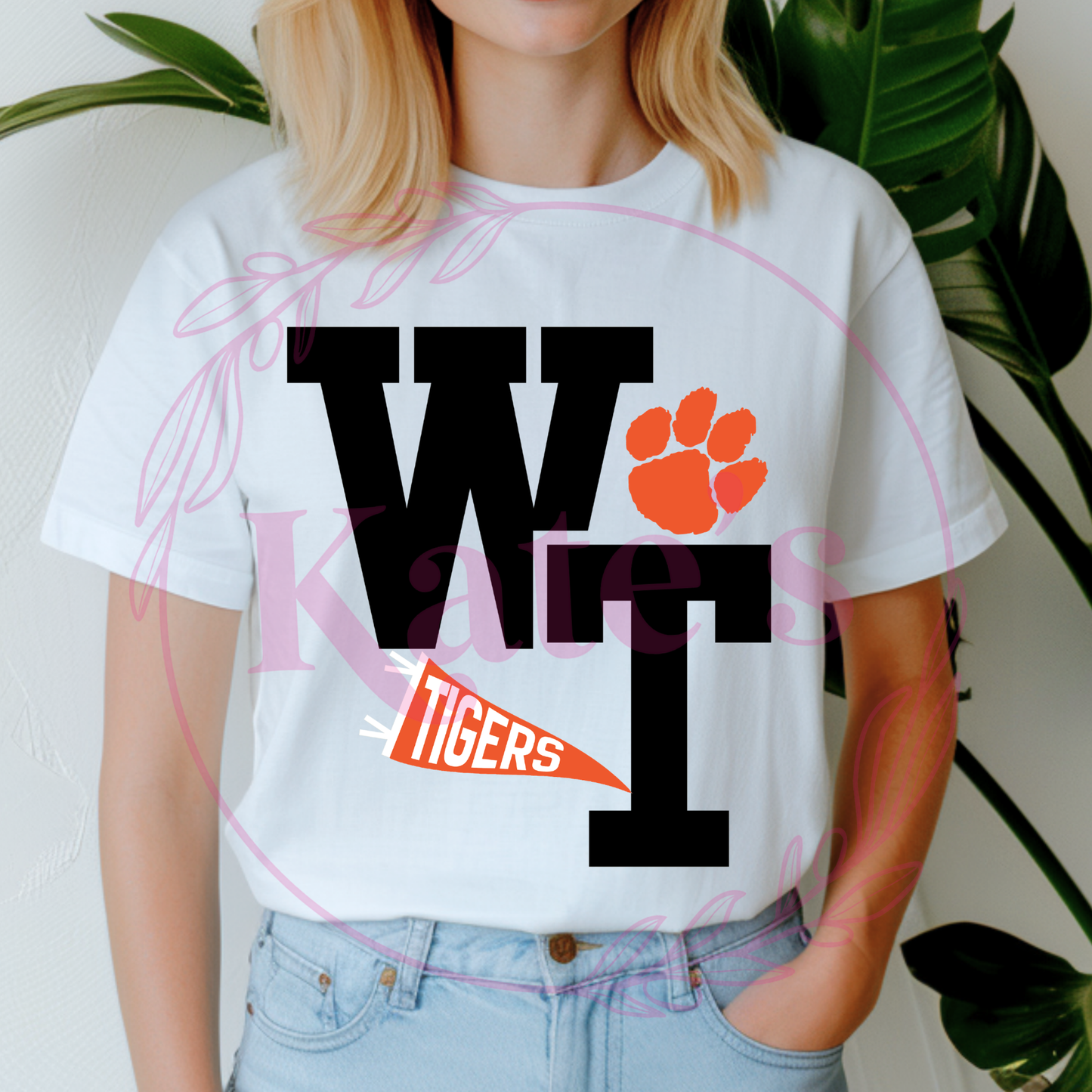 Football Varsity Custom Mascot Kids T-Shirts