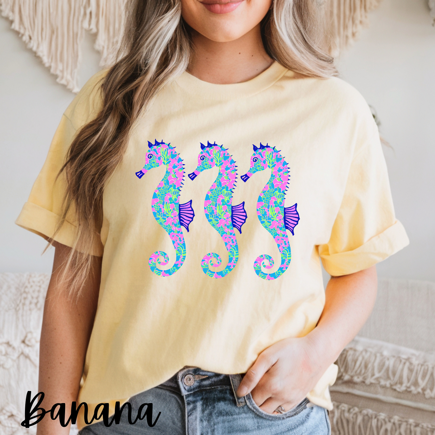 Seahorse Comfort Colors Tee