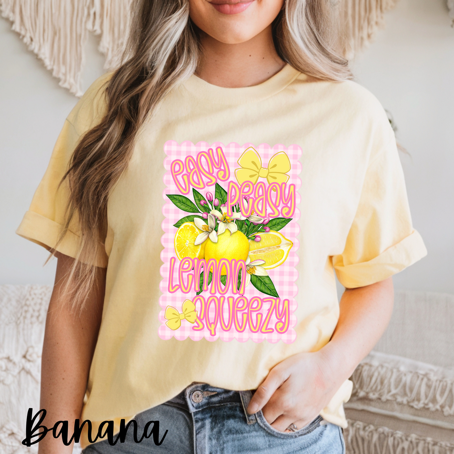 Easy Peasy Lemon Squeezy Comfort Colors Tee