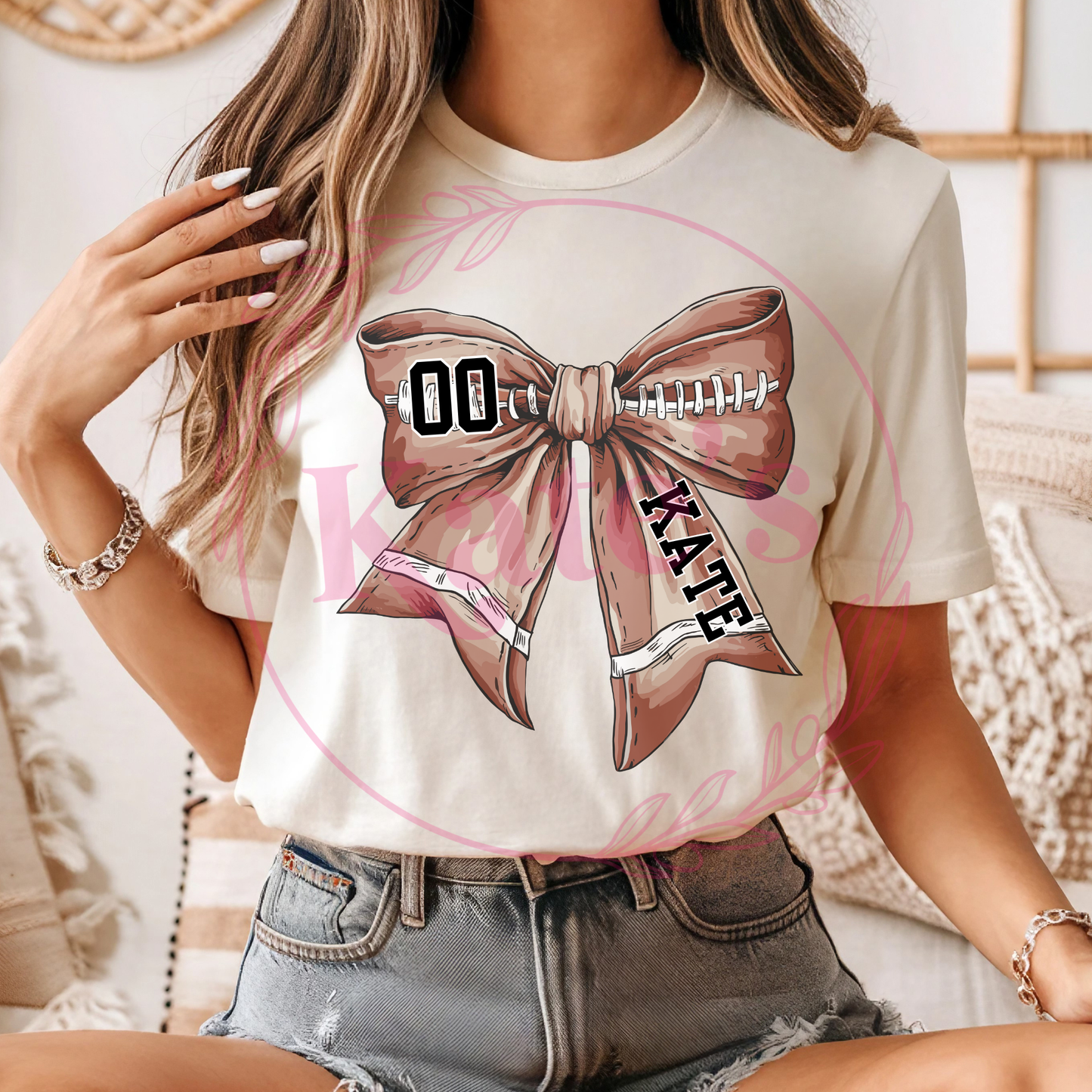 Custom Sports Bow Shirt