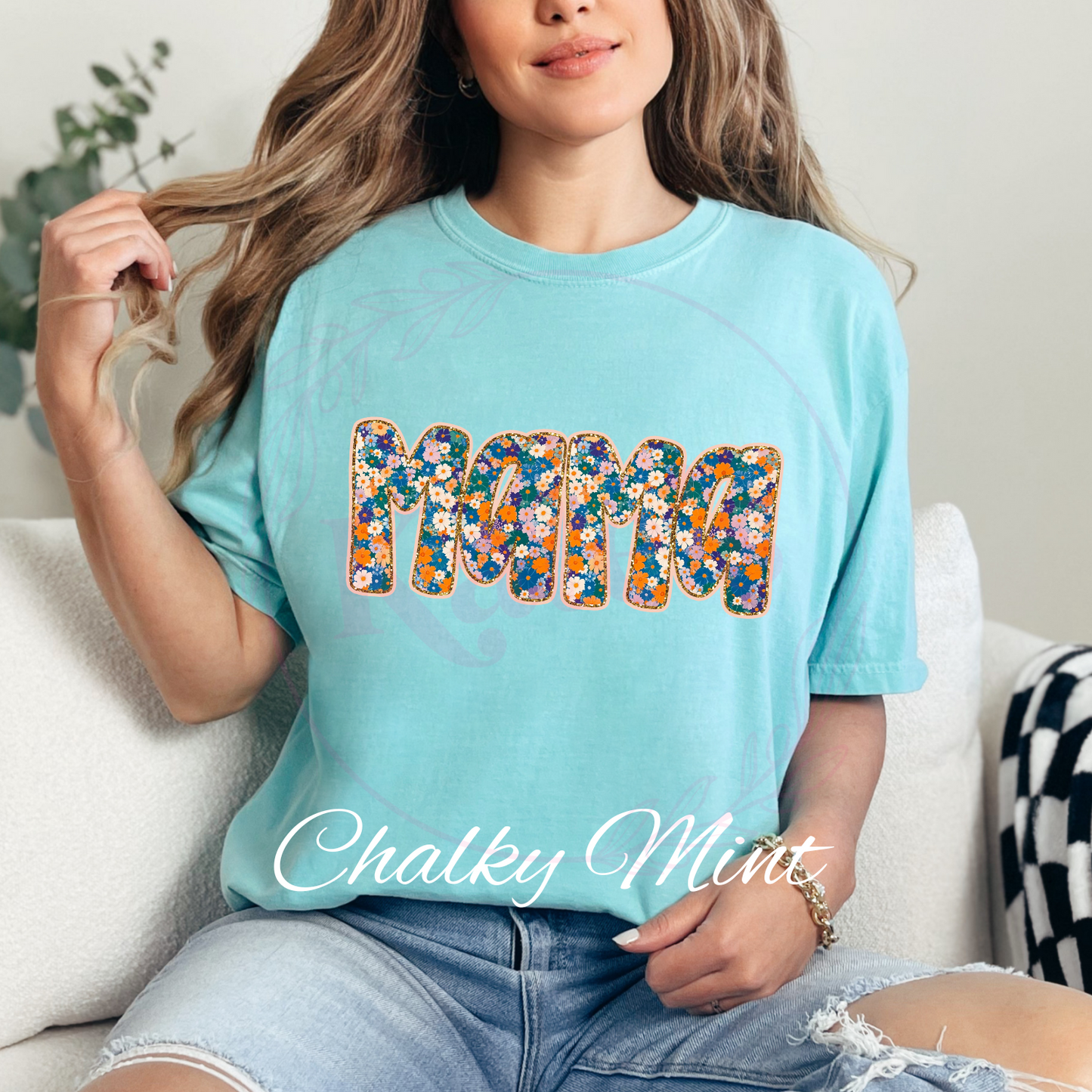 Floral Mama 2 Comfort Colors T-Shirt